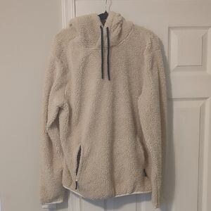 Chubbies Men's Beige Sherpa Hoodie - Large